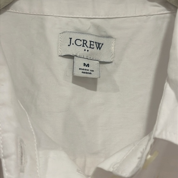 J. Crew Factory Modern Button-up Shirt White Womens Size Medium - Picture 3 of 5